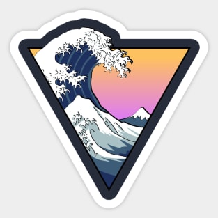 Great Wave Aesthetic Sticker